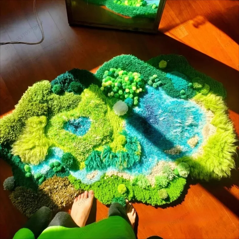 Salt Lake Moss Carpet Material Pack Handmade DIY Gift Bedside Decor Atmosphere Rug
Salt Lake Moss Carpet Material Pack Handmade DIY Gift Bedside Decor Atmosphere Rug