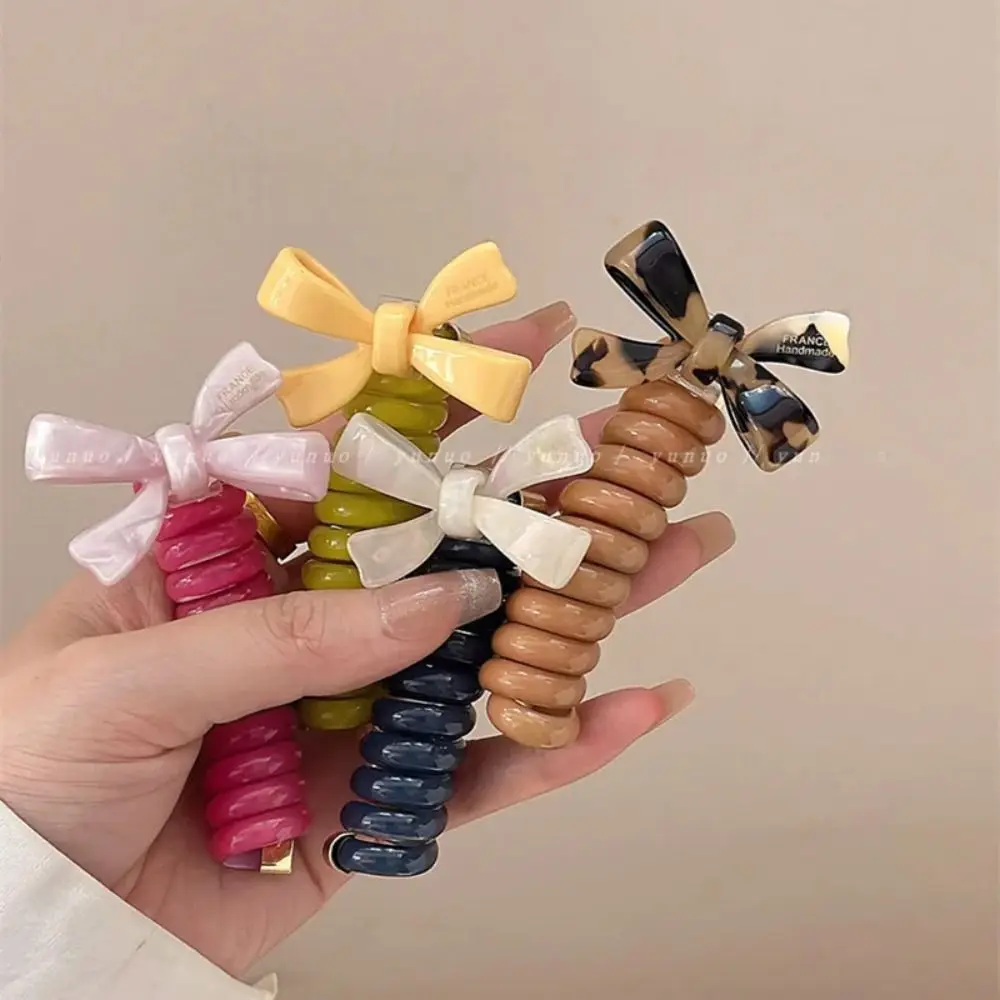 Elastic Bow Hair Rope Colorful Hair Bands Telephone Cord Hair Ring Hair Accessories Headwear Telephone Line Hair Rope Party
Elastic Bow Hair Rope Colorful Hair Bands Telephone Cord Hair Ring Hair Accessories Headwear Telephone Line Hair Rope Party