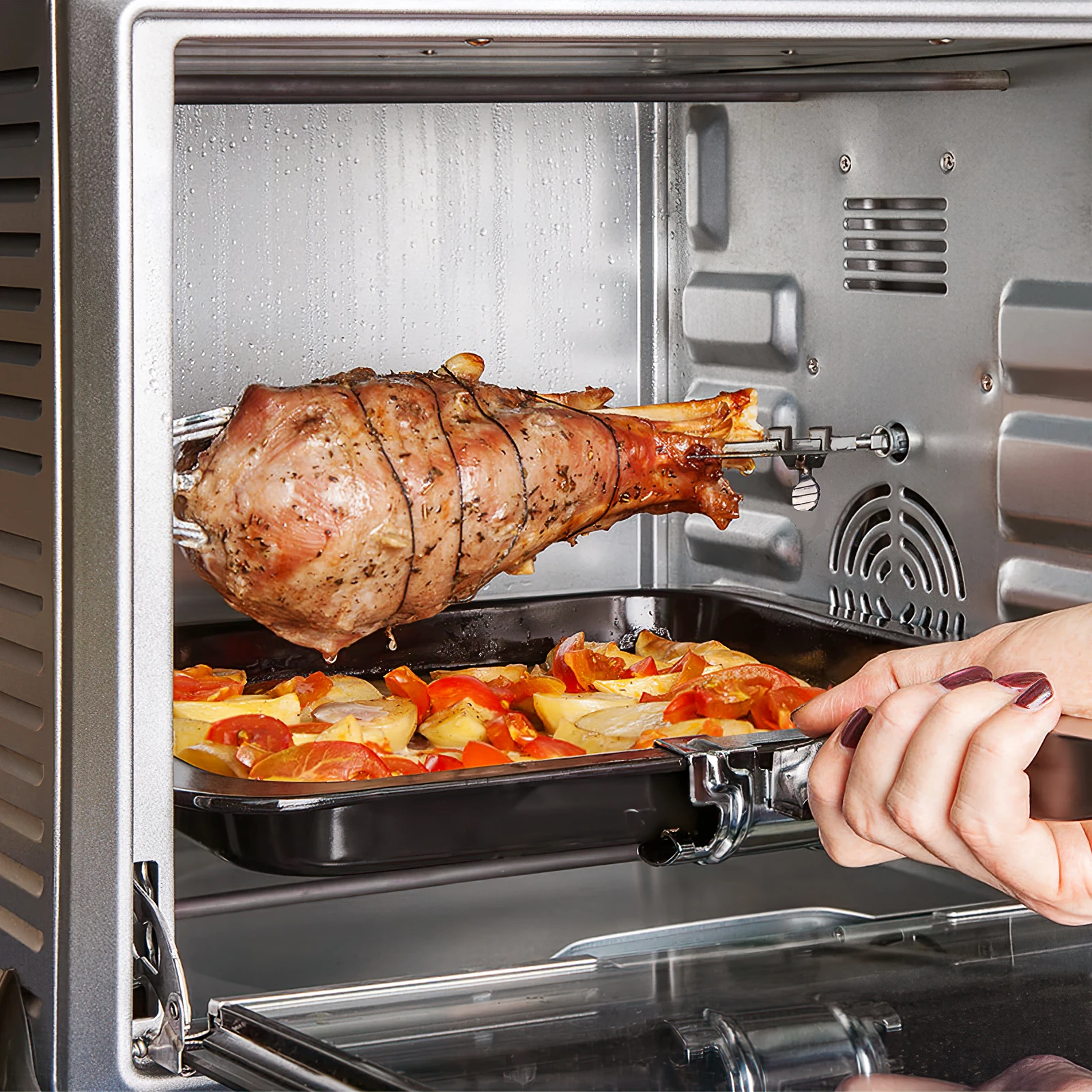 Rotisserie Spit Poultry Fork Grill Air Fryer Forks Grilling Shaft Chicken Tray Hot Roasting Sticks Oven Accessories Bbq
Rotisserie Spit Poultry Fork Grill Air Fryer Forks Grilling Shaft Chicken Tray Hot Roasting Sticks Oven Accessories Bbq