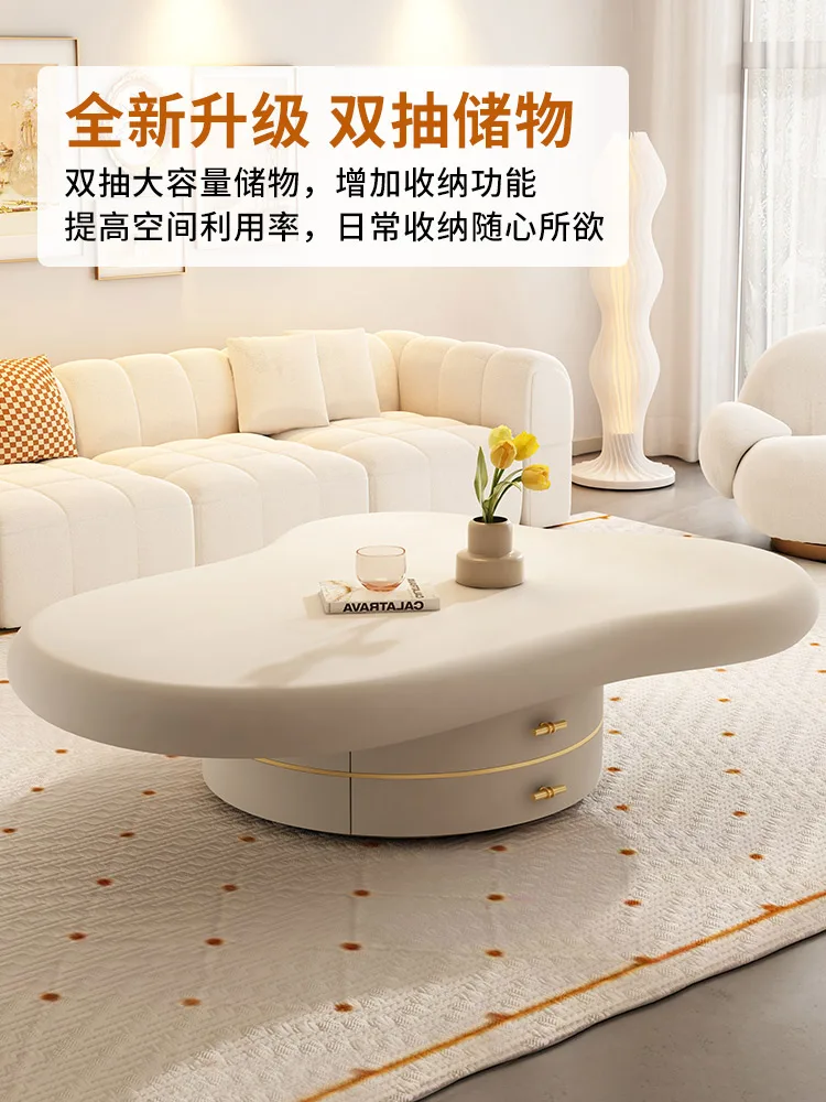 The product can be customized. Cream style living room, household cloud coffee table, small unit, modern and minimalist
The product can be customized. Cream style living room, household cloud coffee table, small unit, modern and minimalist