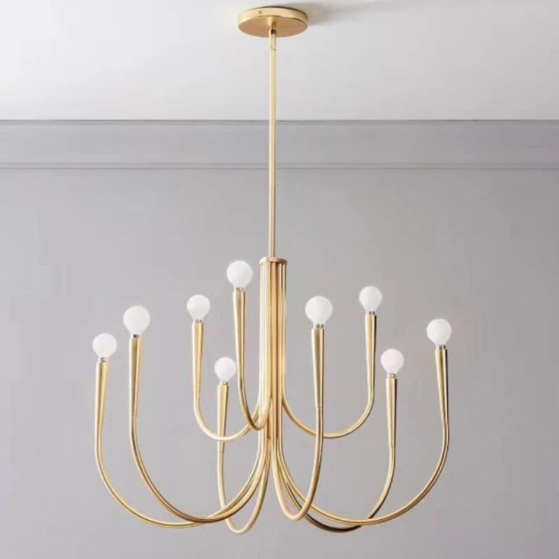 American Modern Luxury Minimalist Crystal Chandelier Designer Restaurant Living Room Bedroom Ceiling LED Lights Indoor Fixtures
American Modern Luxury Minimalist Crystal Chandelier Designer Restaurant Living Room Bedroom Ceiling LED Lights Indoor Fixtures