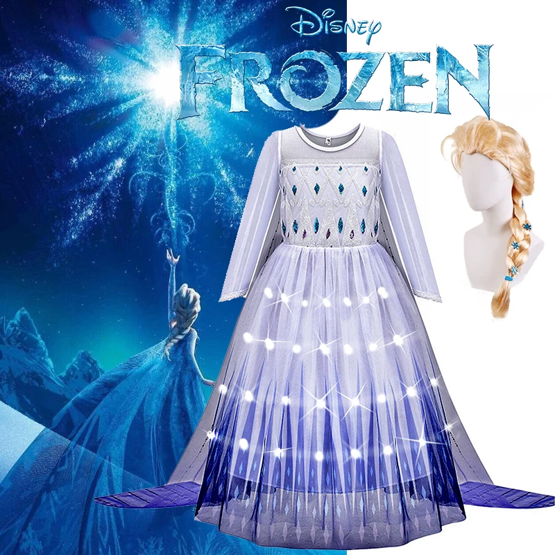 Костюм Эльзы со светодиодной подсветкой Disney «Холодное сердце» Снежной королевы для девочек, роскошный карнавальный наряд Эльзы для дня рождения, роскошный детский карнавальный наряд принцессы
Костюм Эльзы со светодиодной подсветкой Disney «Холодное сердце» Снежной королевы для девочек, роскошный карнавальный наряд Эльзы для дня рождения, роскошный детский карнавальный наряд принцессы
