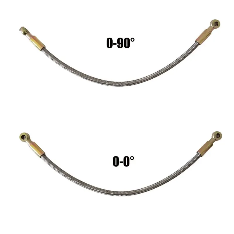 Motorcycle Hydraulic Brake Line, Stainless Steel Braided PTFE Hose with Multi-Size Banjo Fittings for Fuel Systems
Motorcycle Hydraulic Brake Line, Stainless Steel Braided PTFE Hose with Multi-Size Banjo Fittings for Fuel Systems