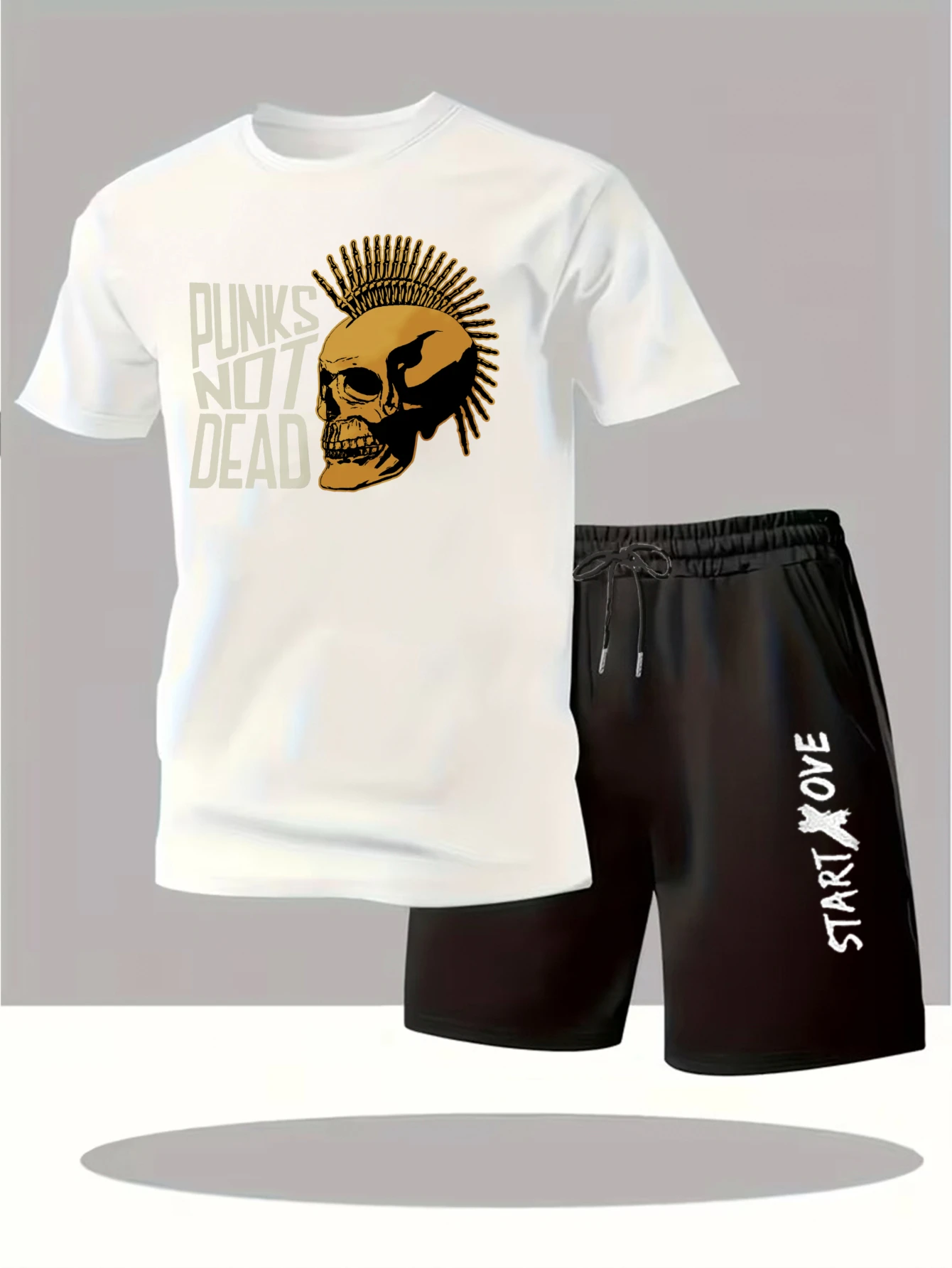 Мужские комплекты 2025: Новинка! Модный мужской спортивный костюм (джоггеры и толстовка) с принтом, короткий рукав.
Мужские комплекты 2025: Новинка! Модный мужской спортивный костюм (джоггеры и толстовка) с принтом, короткий рукав.