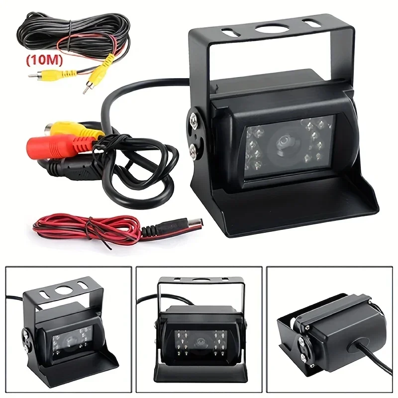 Vehicle Backup Camera with RCA Video Cable Infrared Night Vision Truck Rearview Reverse Camera Heavy Duty
Vehicle Backup Camera with RCA Video Cable Infrared Night Vision Truck Rearview Reverse Camera Heavy Duty
