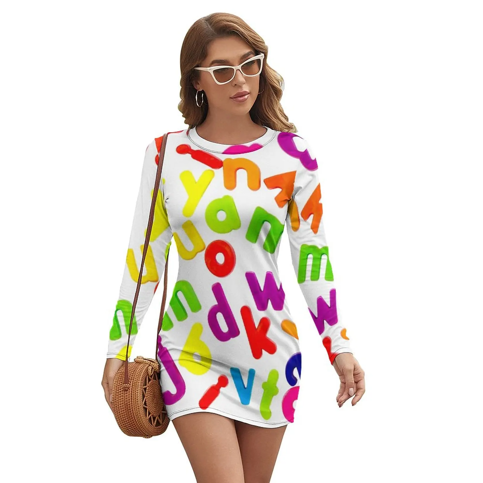 Jumbled up Multi Coloured Letters Long-sleeved Dress summer women's dress 2024 dress party evening elegant luxury celebrity
Jumbled up Multi Coloured Letters Long-sleeved Dress summer women's dress 2024 dress party evening elegant luxury celebrity