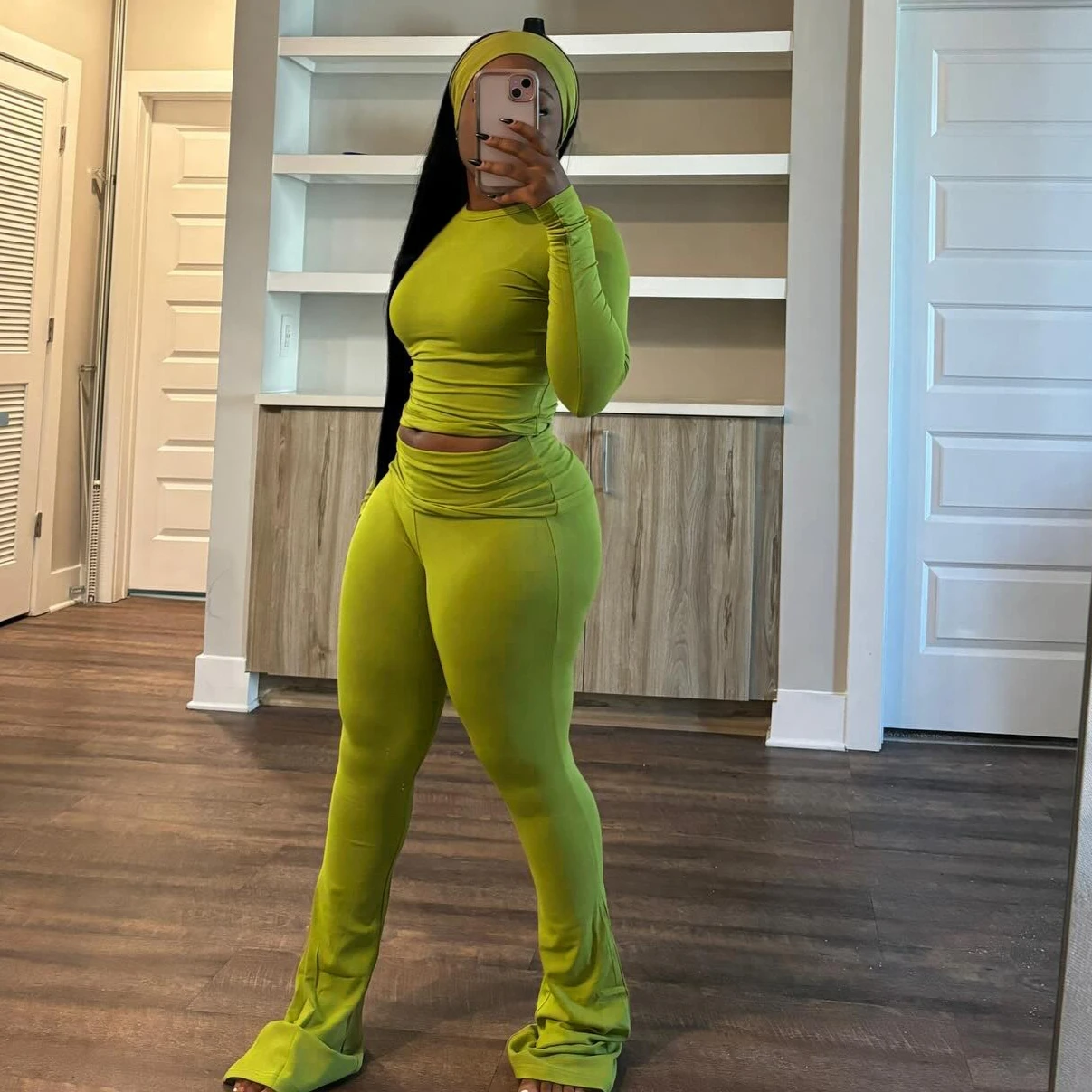 Pant Set Women Two Piece Sets Matching Sets Y2k Streetwear Bodycon Kerchief Tops Long Pants High Elastic Waist Slim Fit Club
Pant Set Women Two Piece Sets Matching Sets Y2k Streetwear Bodycon Kerchief Tops Long Pants High Elastic Waist Slim Fit Club