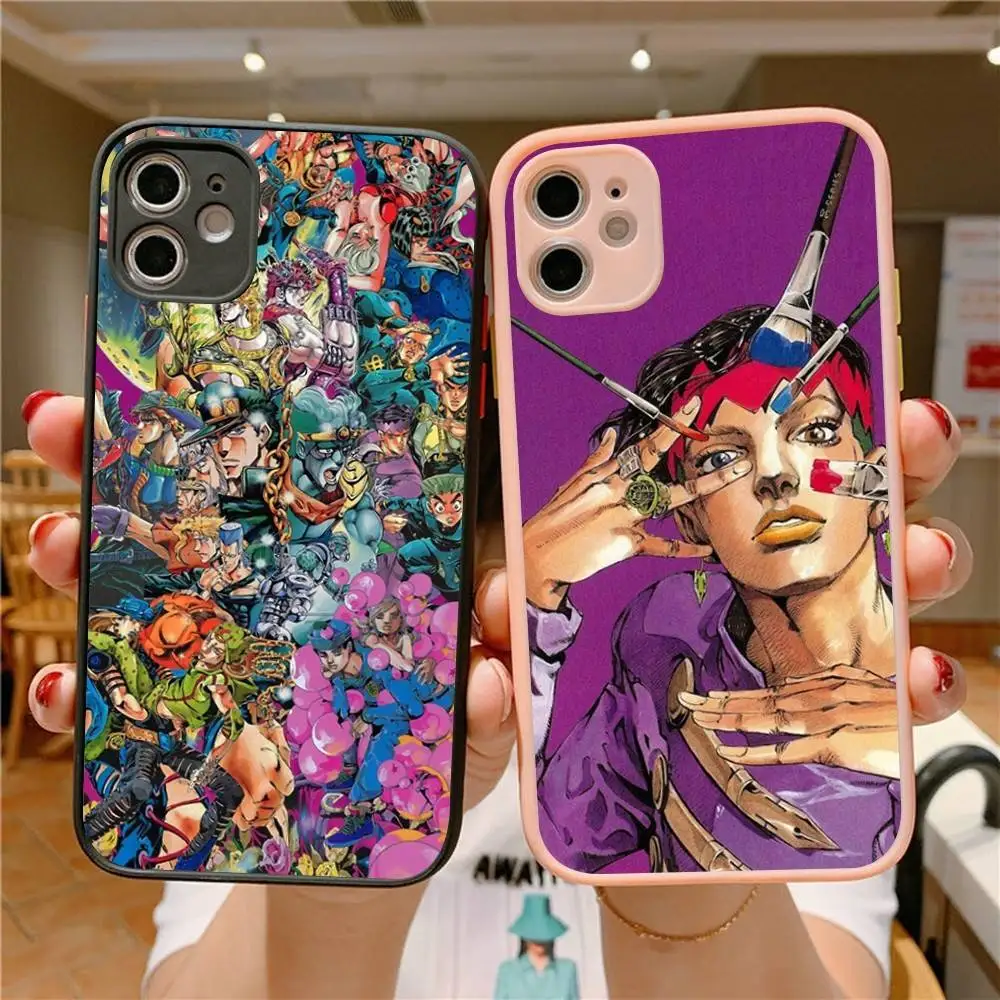 JoJo Bizarre Adventure Phone Case For IPhone 14 11 12 13 Mini Pro Max 8 7 Plus X XR XS MAX Translucent Matte Cover
JoJo Bizarre Adventure Phone Case For IPhone 14 11 12 13 Mini Pro Max 8 7 Plus X XR XS MAX Translucent Matte Cover