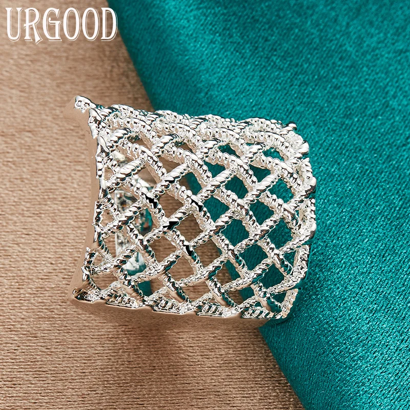 925 Sterling Silver 6-10# Weave Ring For Women Man Party Engagement Wedding Romantic Gift Fashion Jewelry
925 Sterling Silver 6-10# Weave Ring For Women Man Party Engagement Wedding Romantic Gift Fashion Jewelry