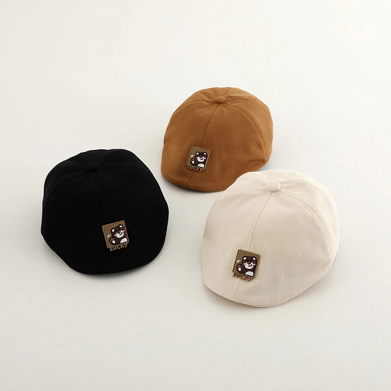 Cute Baby Bear Forward Hat Solid Cotton Toddler Duck Tongue Hats Fashion Kids Peaked Cap 1-2Y Boy Children Beret Sunshade Visors
Cute Baby Bear Forward Hat Solid Cotton Toddler Duck Tongue Hats Fashion Kids Peaked Cap 1-2Y Boy Children Beret Sunshade Visors