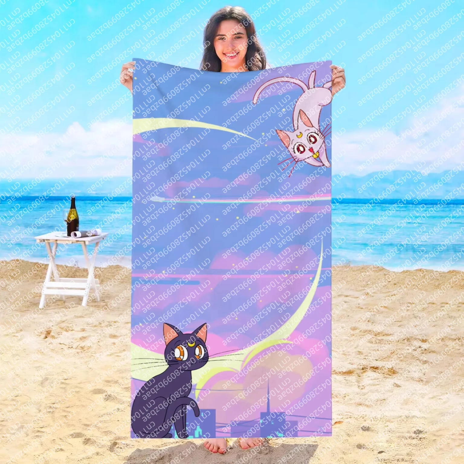 Cute Cartoon S-Sailor M-Moon Beach Towel Hotel Towels Bathroom For Home Travel Swimming Pool Sauna Playa Baby Spa Bath Gym Sea
Cute Cartoon S-Sailor M-Moon Beach Towel Hotel Towels Bathroom For Home Travel Swimming Pool Sauna Playa Baby Spa Bath Gym Sea