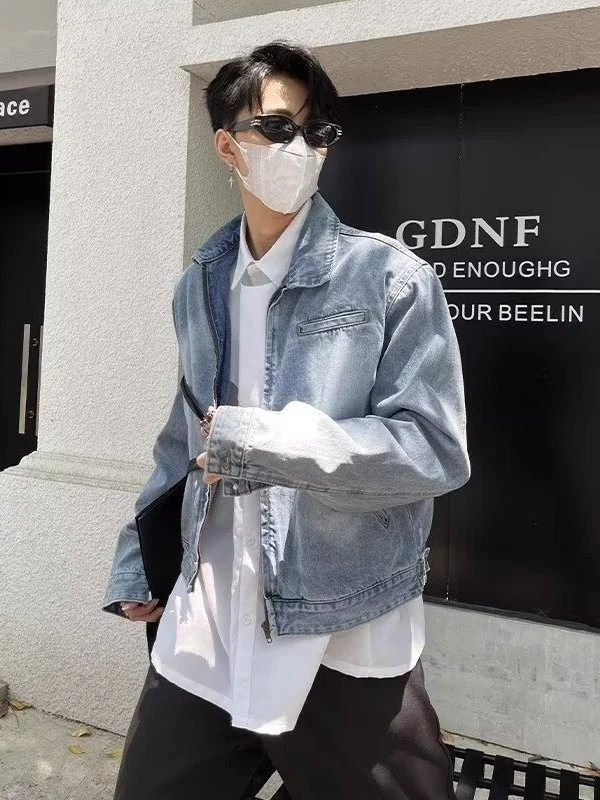 Повседневная мужская рабочая одежда, джинсовая куртка, весна-осень, уличное пальто в стиле ретро премиум-класса для отдыха, модное хлопковое пальто на молнии
Повседневная мужская рабочая одежда, джинсовая куртка, весна-осень, уличное пальто в стиле ретро премиум-класса для отдыха, модное хлопковое пальто на молнии