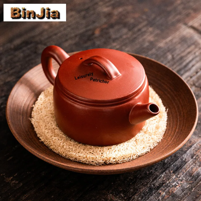 Ретро Чжу грязевой фиолетовый глиняный чайник Hanwa, заварочный чайник, большой калибр, горшок для заваривания чая, чайник с шариковым отверстием, украшение для чайной посуды, подарки
Ретро Чжу грязевой фиолетовый глиняный чайник Hanwa, заварочный чайник, большой калибр, горшок для заваривания чая, чайник с шариковым отверстием, украшение для чайной посуды, подарки