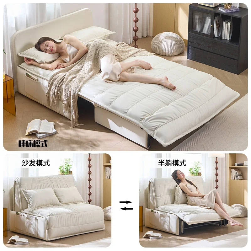 Intelligent electric sofa bed 2024 new dual-purpose foldable leather living room small apartment wireless remote control
Intelligent electric sofa bed 2024 new dual-purpose foldable leather living room small apartment wireless remote control