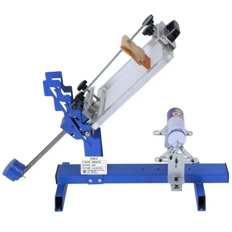 New Manual Curved Screen Printing Machine Makeup Bottle Water Cup Cylindrical Small Circular Arc Printing Machine
New Manual Curved Screen Printing Machine Makeup Bottle Water Cup Cylindrical Small Circular Arc Printing Machine