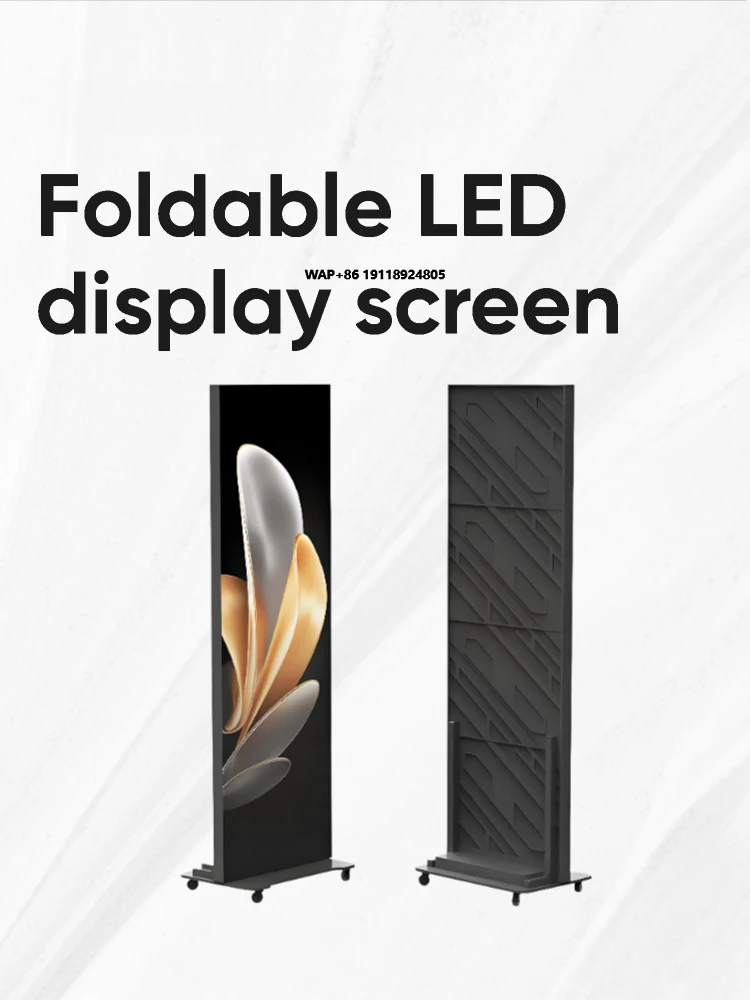 Custom Foldable P1.86 Indoor LED Display Screen 640x1920mm LED Display Poster for Mobile Advertising Video
Custom Foldable P1.86 Indoor LED Display Screen 640x1920mm LED Display Poster for Mobile Advertising Video