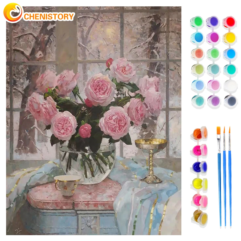 CHENISTORY Coloring By Number Flower Landscape Drawing On Canvas HandPainted DIY Gift Picture Adults Kits For Home Decoration
CHENISTORY Coloring By Number Flower Landscape Drawing On Canvas HandPainted DIY Gift Picture Adults Kits For Home Decoration