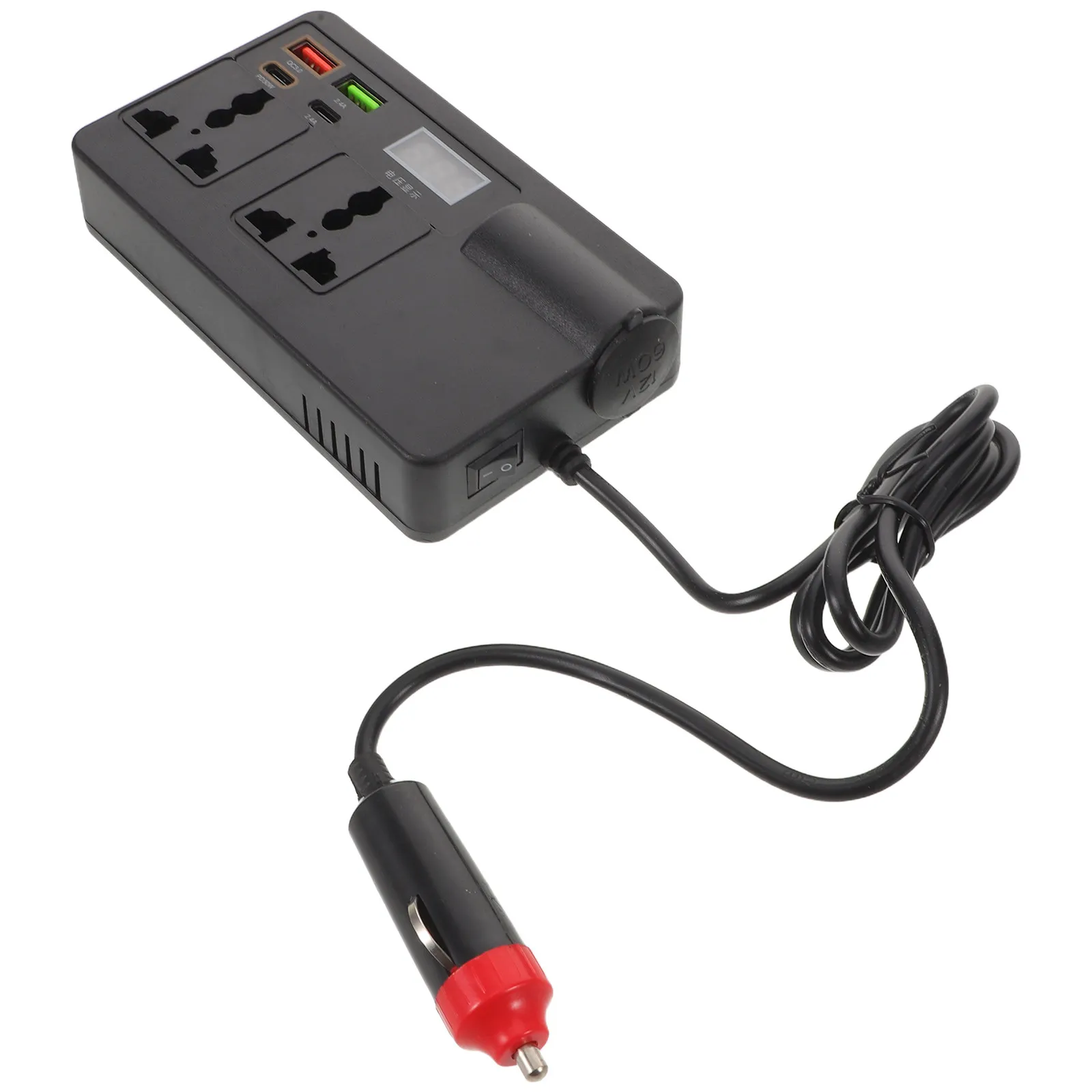 120W Automotive Power Inverter 12V 24V to 220V Ac Output Dual USB Charging Ports Multi Socket Adapter for Car Rv Boat Laptop
120W Automotive Power Inverter 12V 24V to 220V Ac Output Dual USB Charging Ports Multi Socket Adapter for Car Rv Boat Laptop