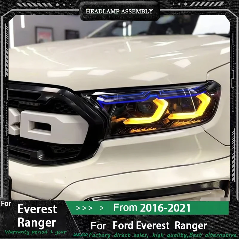 Car Lights For Ford Ranger Everest Headlights 2015-2021 LED Projetor Headlamp Daytime Running Light Automotive Accessories
Car Lights For Ford Ranger Everest Headlights 2015-2021 LED Projetor Headlamp Daytime Running Light Automotive Accessories