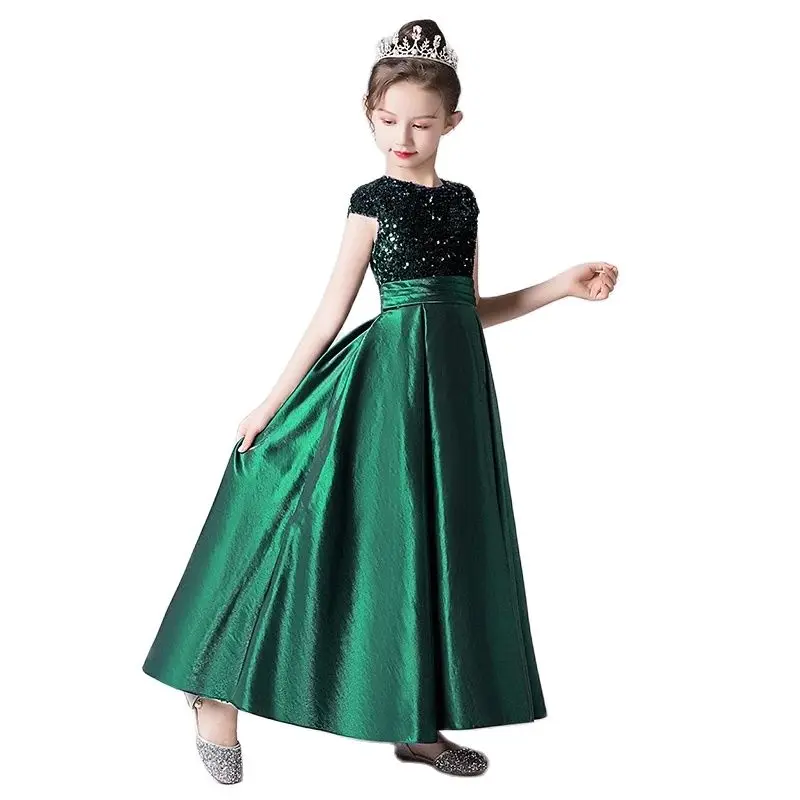 Navy Blue Flower Girl Junior Bridesmaid Dresses Satin Sequin Girls Formal Princess Gown Party Dress For Girls First Communion
Navy Blue Flower Girl Junior Bridesmaid Dresses Satin Sequin Girls Formal Princess Gown Party Dress For Girls First Communion