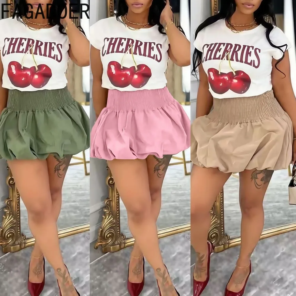 FAGADOER Y2K Fashion Bubble Puff Skirt Women Solid Color Ruched Patchwork High Waist Mini Skirt Female Streetwear Bottoms 2025
FAGADOER Y2K Fashion Bubble Puff Skirt Women Solid Color Ruched Patchwork High Waist Mini Skirt Female Streetwear Bottoms 2025