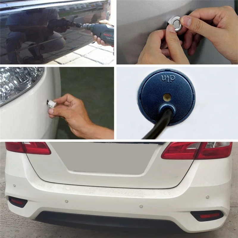 8 Parking Sensor Parktronic Car Automobile Reversing Radar Electronics Rear Auto Detector Backing Assistance Kit Buzzer A 
8 Parking Sensor Parktronic Car Automobile Reversing Radar Electronics Rear Auto Detector Backing Assistance Kit Buzzer A