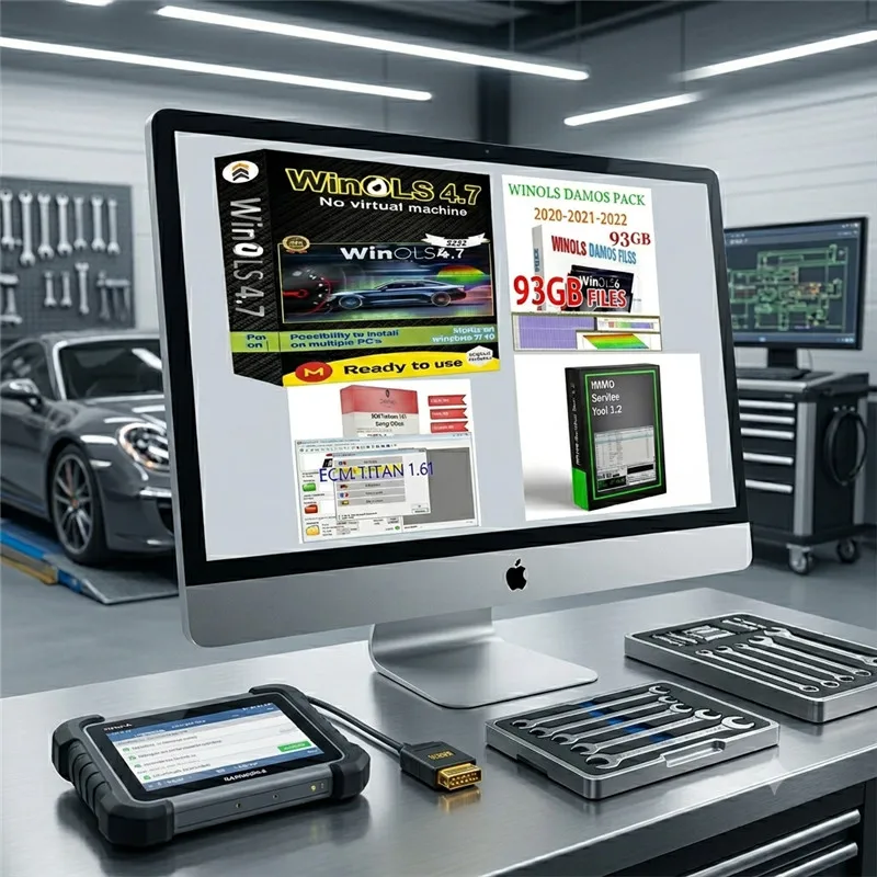 Auto Repair Software WinOLS 4.7 with 93GB Damos Files ECM Titanium 26100 Immobilizer Tool V1.2 And Installation Video Guide
Auto Repair Software WinOLS 4.7 with 93GB Damos Files ECM Titanium 26100 Immobilizer Tool V1.2 And Installation Video Guide