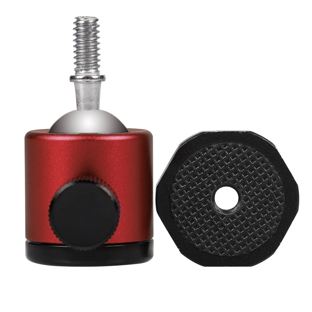 Tripod Ball Head Adapter Angle Adjustment 1/4in Screw 360° Ratatable Locking Knob Control For Tripod Cameras Photography Light
Tripod Ball Head Adapter Angle Adjustment 1/4in Screw 360° Ratatable Locking Knob Control For Tripod Cameras Photography Light