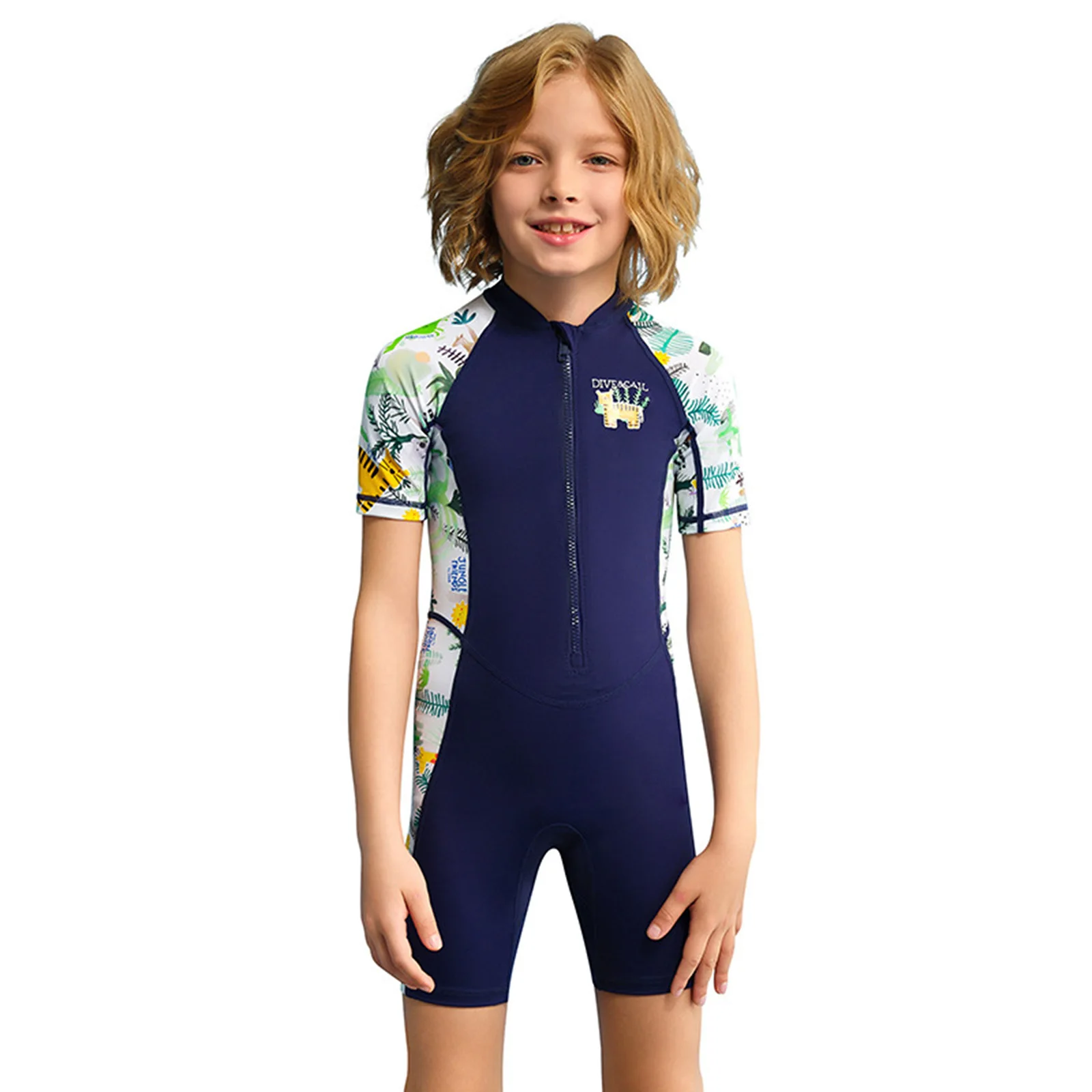 Girls Swim Leotard Short-sleeve One-piece Swim Bodysuit Sun-protection Quick-dry Swimsuit for Pool Surf Diving Swim Wear Set
Girls Swim Leotard Short-sleeve One-piece Swim Bodysuit Sun-protection Quick-dry Swimsuit for Pool Surf Diving Swim Wear Set