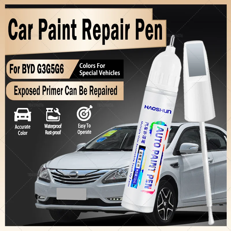 For BYD G3 G5 G6 Car Paint Repair Pen Touch Up Scratch Remover Auto Accessories Black White Red Silver Gold
For BYD G3 G5 G6 Car Paint Repair Pen Touch Up Scratch Remover Auto Accessories Black White Red Silver Gold