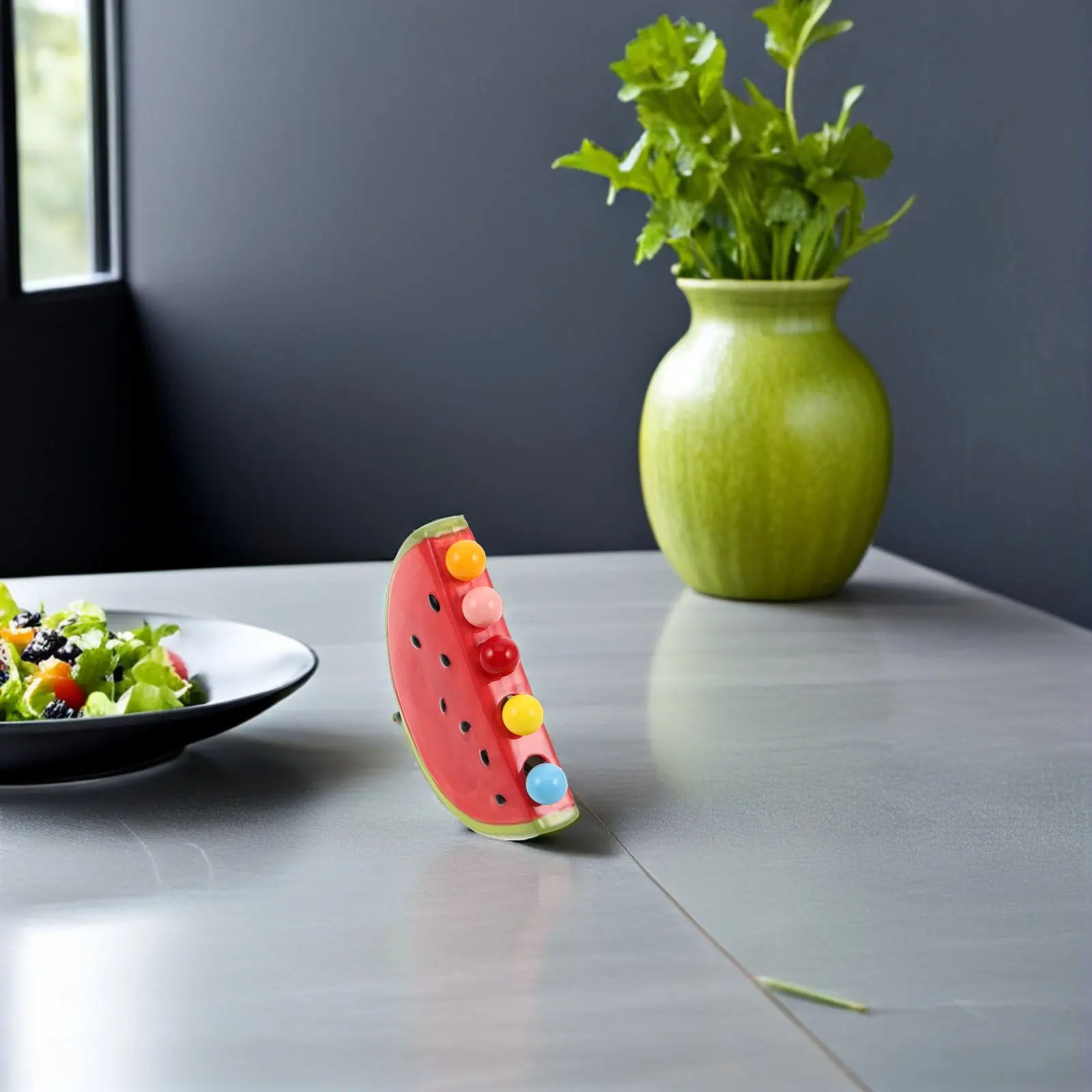 1Set Stainless Steel Fruit Fork Set with Cartoon Watermelon Ceramic Base Portable Mini Dessert Forks for Bistro Cocktail Seafood
1Set Stainless Steel Fruit Fork Set with Cartoon Watermelon Ceramic Base Portable Mini Dessert Forks for Bistro Cocktail Seafood