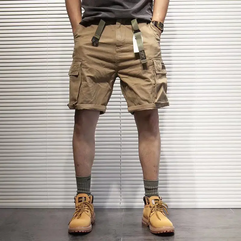 New Summer Fashion Trendy Solid Color Multi-pocket Cargo Shorts Men's Casual Loose Fit Sports High Quality Plus Size ShortsYY116
New Summer Fashion Trendy Solid Color Multi-pocket Cargo Shorts Men's Casual Loose Fit Sports High Quality Plus Size ShortsYY116