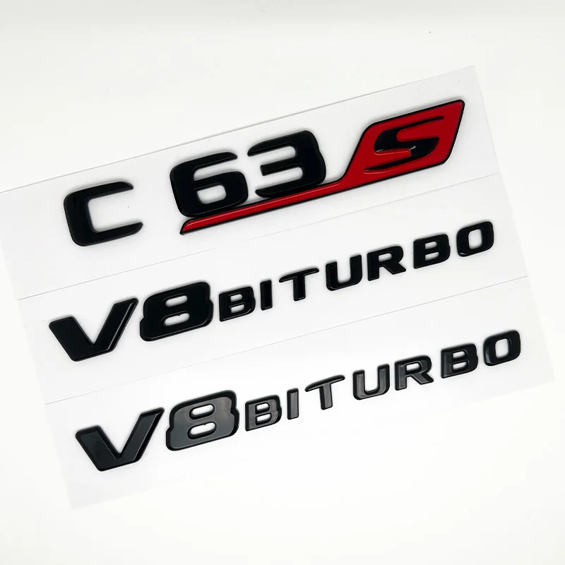 3D Black C63S Logo Letters V8 BITURBO Badge Car Rear Star Sticker Trunk AMG Emblem For Mercedes Benz AMG W205 C205 Accessories
3D Black C63S Logo Letters V8 BITURBO Badge Car Rear Star Sticker Trunk AMG Emblem For Mercedes Benz AMG W205 C205 Accessories