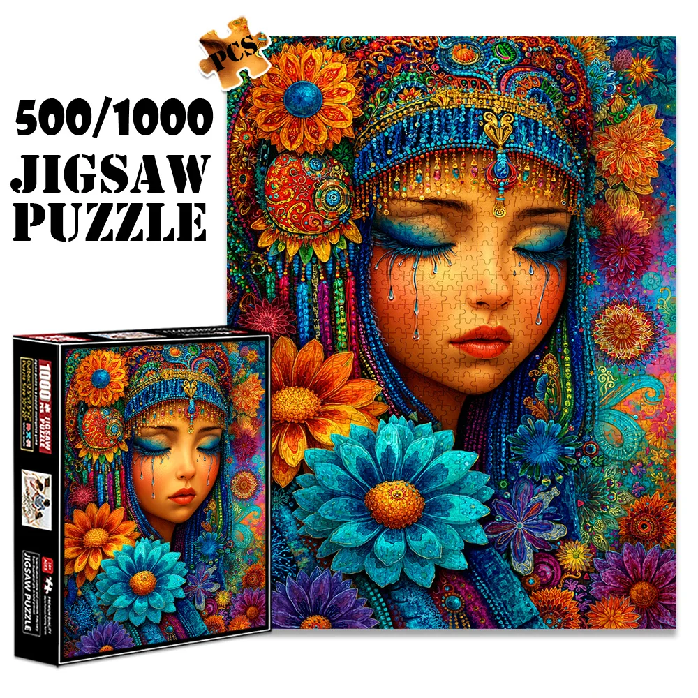 1000 шт., измерительная головоломка для взрослых, 27,56x19,69 дюйма, с мечтательным цветочным головным убором. Этот пазл на 500 шт. идеально подходит для
1000 шт., измерительная головоломка для взрослых, 27,56x19,69 дюйма, с мечтательным цветочным головным убором. Этот пазл на 500 шт. идеально подходит для