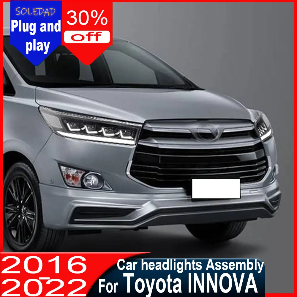 Car Headlights for Toyota INNOVA 2016 2017 2018 2019 2020 2021 2022 LED Daytime Running Lights Running Streamer Turn Signal
Car Headlights for Toyota INNOVA 2016 2017 2018 2019 2020 2021 2022 LED Daytime Running Lights Running Streamer Turn Signal