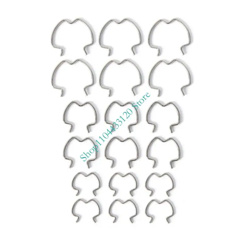 0XXD 18Pcs Universal Automotive Hose Clamps 800-801 Steel Quick Connector Clip
0XXD 18Pcs Universal Automotive Hose Clamps 800-801 Steel Quick Connector Clip