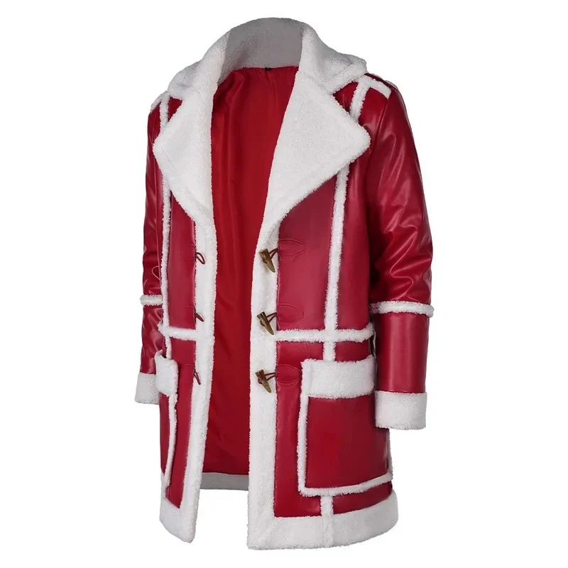Red One Motorcycle Leather Jacket Cosplay Costume Movie Character Halloween Masquerade Performance Clothing for Women and Men hf
Red One Motorcycle Leather Jacket Cosplay Costume Movie Character Halloween Masquerade Performance Clothing for Women and Men hf