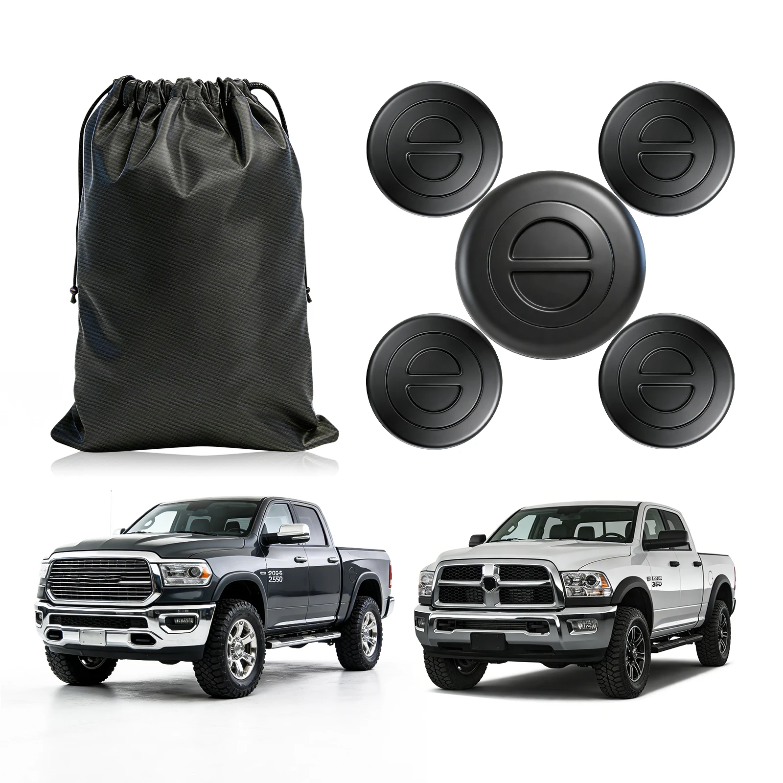 Комплект заглушек для прицепного устройства с сумкой для хранения для Dodge Ram 2500 3500 2014-2025 годов, крышки для креплений Puck System Gooseneck
Комплект заглушек для прицепного устройства с сумкой для хранения для Dodge Ram 2500 3500 2014-2025 годов, крышки для креплений Puck System Gooseneck