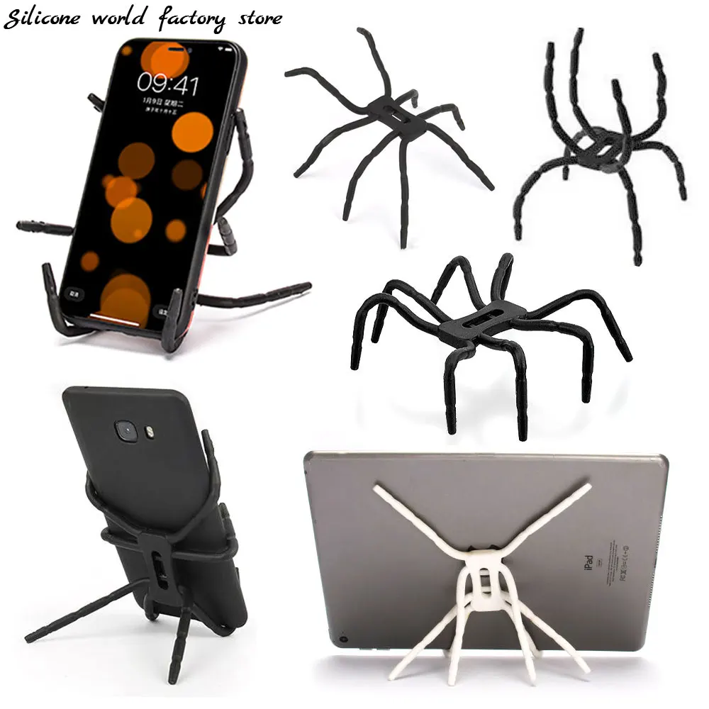 Silicone World Multi-Function Mobile Phone Holder Creative Spider Shape Flexible Car Holder Mobile Phone Bracket Universal Stand
Silicone World Multi-Function Mobile Phone Holder Creative Spider Shape Flexible Car Holder Mobile Phone Bracket Universal Stand