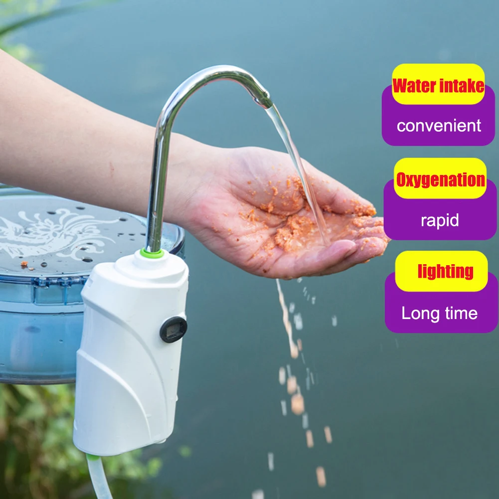 3in1 Automatic Water Pump Small Water Sucker Multifunction Oxygennation Air Pump Portable Automatic Water Suction Device 2600mAh
3in1 Automatic Water Pump Small Water Sucker Multifunction Oxygennation Air Pump Portable Automatic Water Suction Device 2600mAh