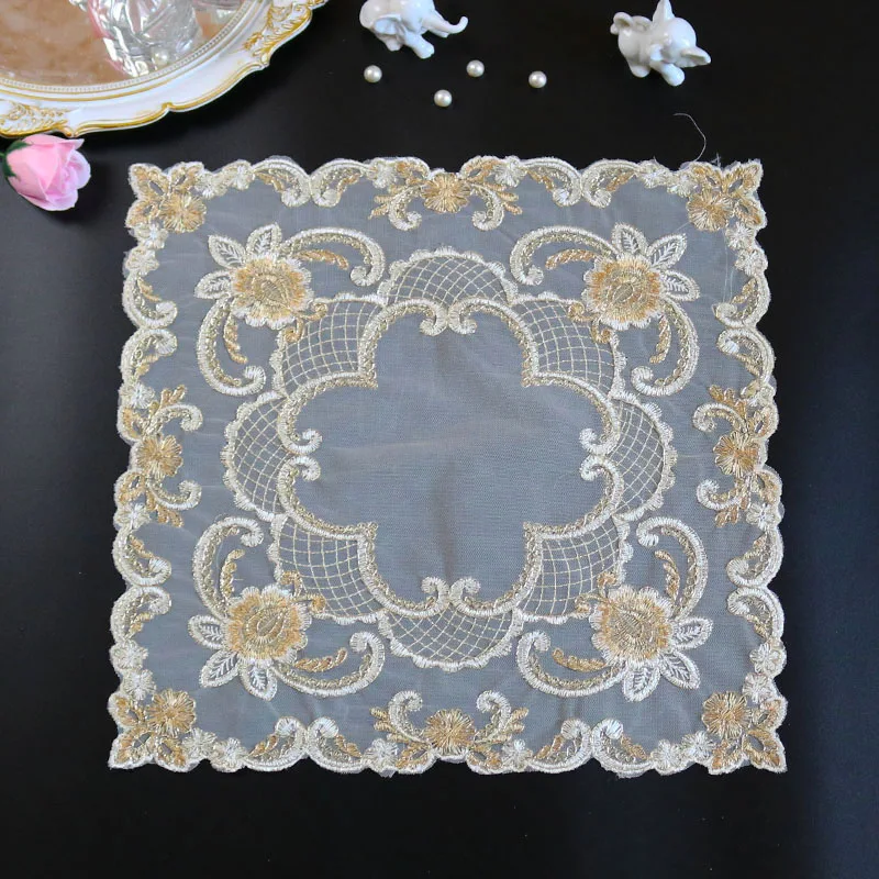 Europe gold mesh flower Embroidery table cloth cover party wedding tablecloth kitchen Christmas Table decoration and accessories
Europe gold mesh flower Embroidery table cloth cover party wedding tablecloth kitchen Christmas Table decoration and accessories