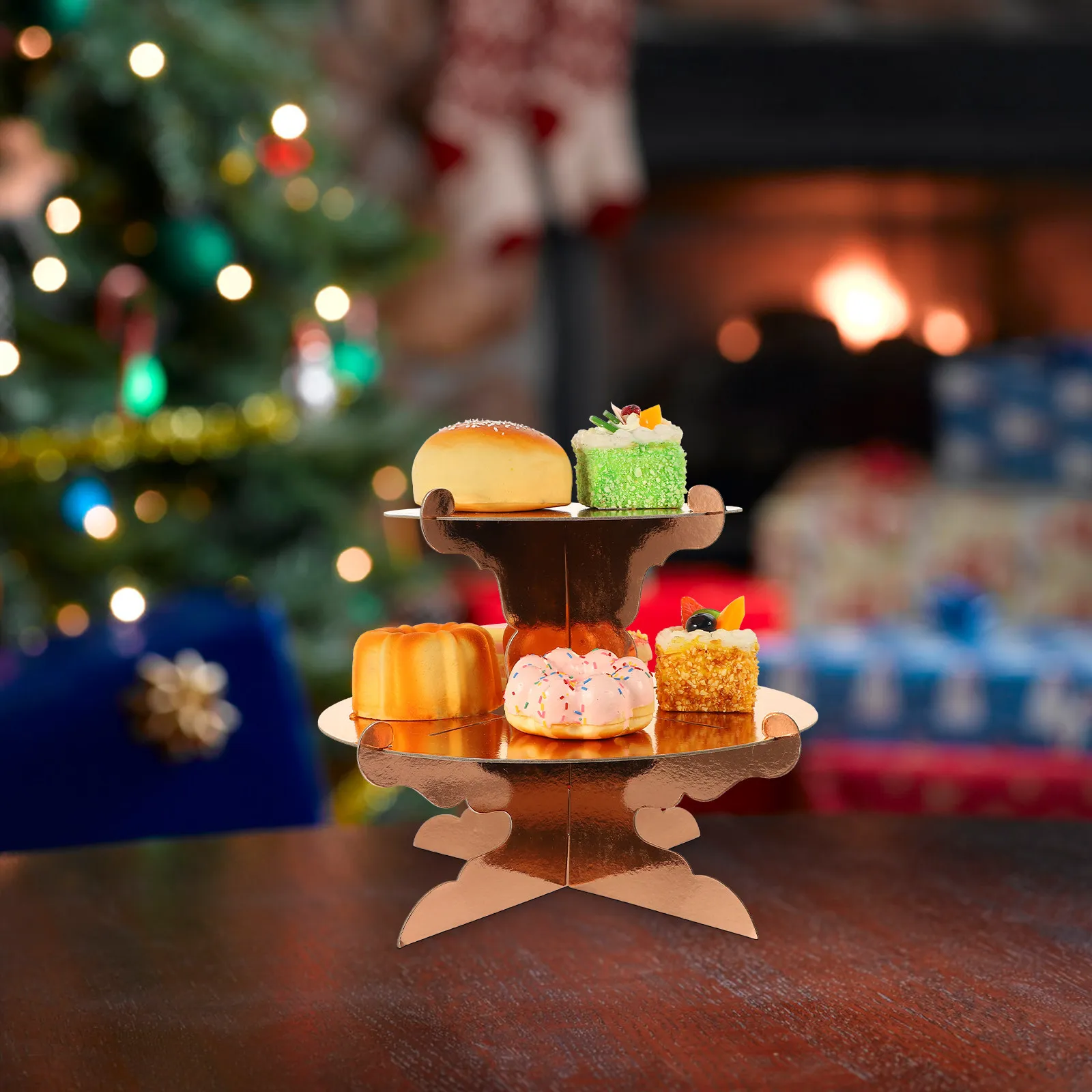2Pcs Premium Cupcake Stand Heavy Duty Tiered Cake Display Stand for Cookies Cupcakes Ice Cream Fruits Wedding Party Dessert
2Pcs Premium Cupcake Stand Heavy Duty Tiered Cake Display Stand for Cookies Cupcakes Ice Cream Fruits Wedding Party Dessert