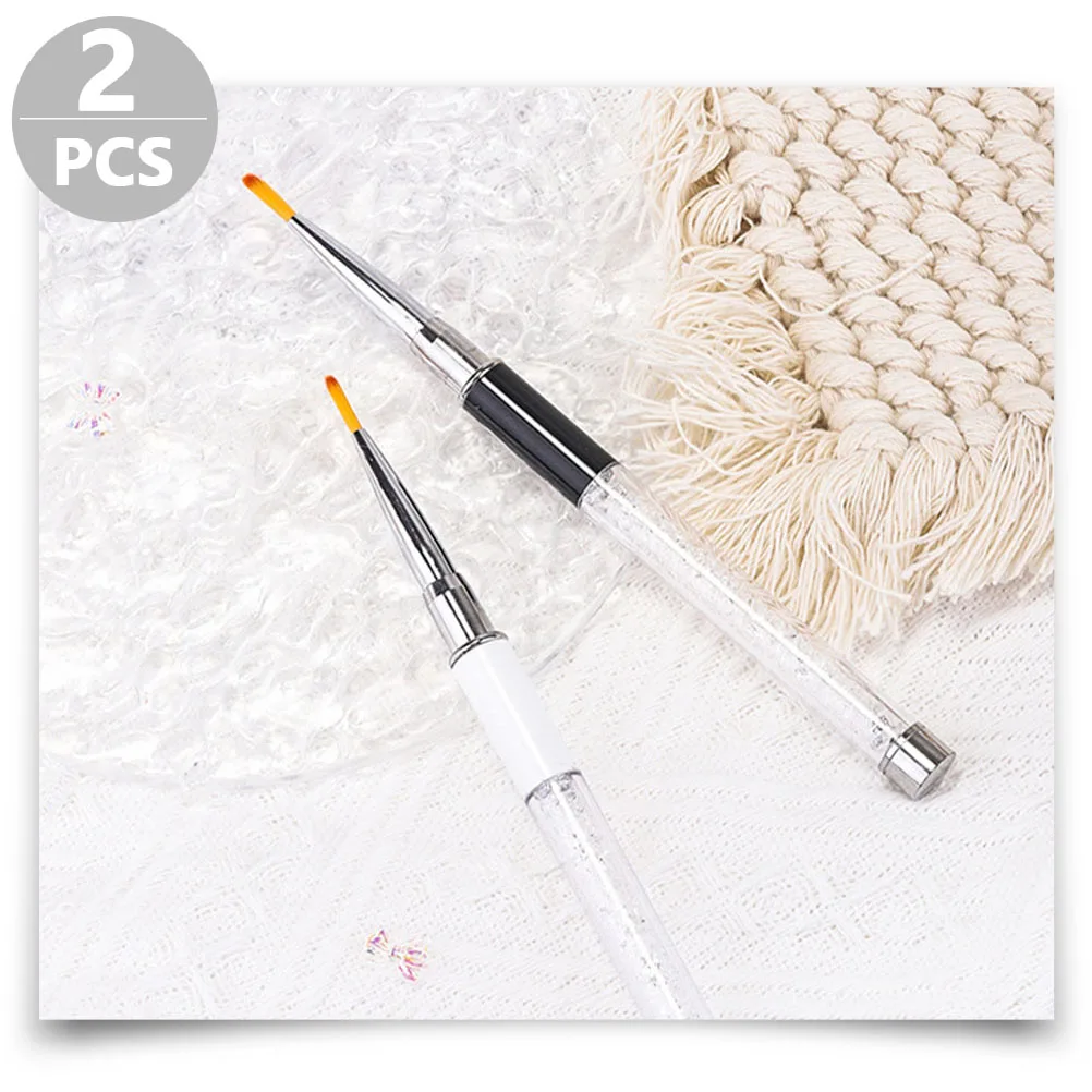 2pcs Art Pens Women Diy Manicure Drawing Pen Sturdy Long Handle For Creative Nail Painting Salon Supply Pattern Design Tool Nail 
2pcs Art Pens Women Diy Manicure Drawing Pen Sturdy Long Handle For Creative Nail Painting Salon Supply Pattern Design Tool Nail