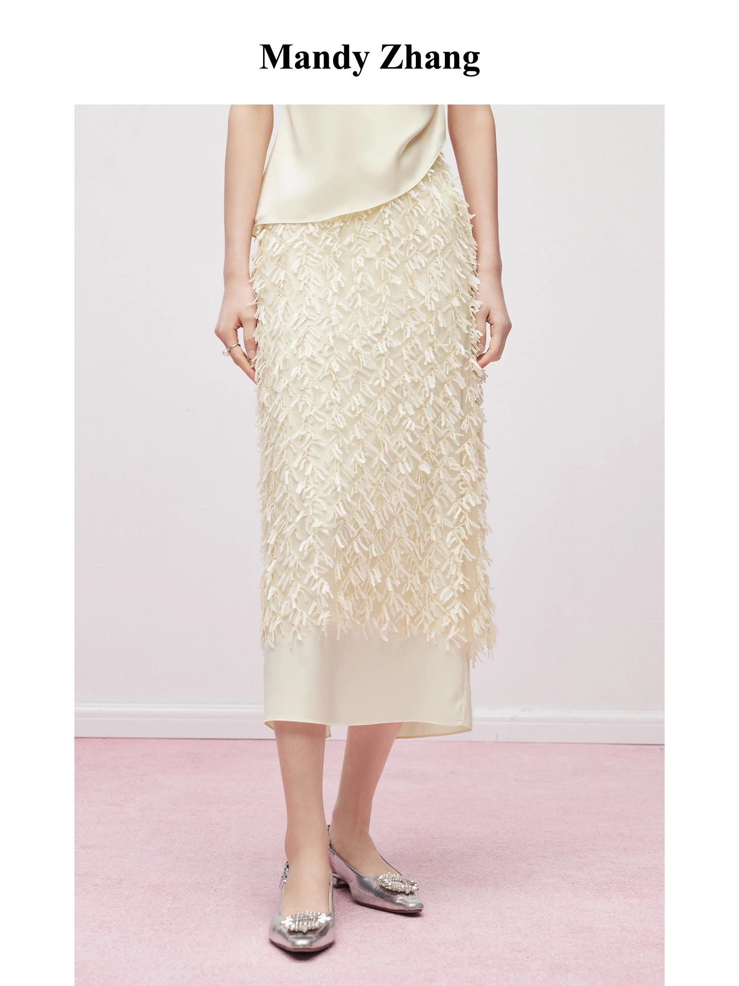 MandyZhang Retro Miss Rich Sequin Tassel Half Skirt Women's High Waist Split Elegant Straight Skirt Spring Summer Polyester F...
MandyZhang Retro Miss Rich Sequin Tassel Half Skirt Women's High Waist Split Elegant Straight Skirt Spring Summer Polyester F...