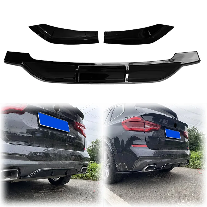 2018 To 2021 For BMW X3 G01 G08 Car Rear Bumper Splitter Lip Diffuser SpoilerCover By High Quality ABS Glossy Black Body Kit
2018 To 2021 For BMW X3 G01 G08 Car Rear Bumper Splitter Lip Diffuser SpoilerCover By High Quality ABS Glossy Black Body Kit