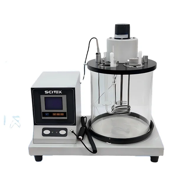 SCITEK Laboratory Kinematic Viscosity Tester with 1200RPM Stirring Motor RTD/Pt100 Temperature Sensor
SCITEK Laboratory Kinematic Viscosity Tester with 1200RPM Stirring Motor RTD/Pt100 Temperature Sensor