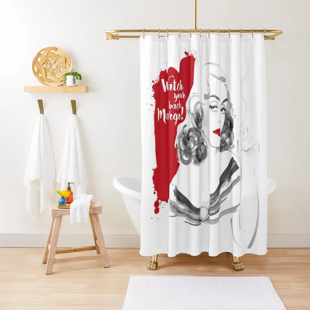 Watch your back Margo! Shower Curtain Waterproof Fabric Shower Waterproof Bath And Anti-Mold Waterproof Fabric Bathroom Curtain
Watch your back Margo! Shower Curtain Waterproof Fabric Shower Waterproof Bath And Anti-Mold Waterproof Fabric Bathroom Curtain
