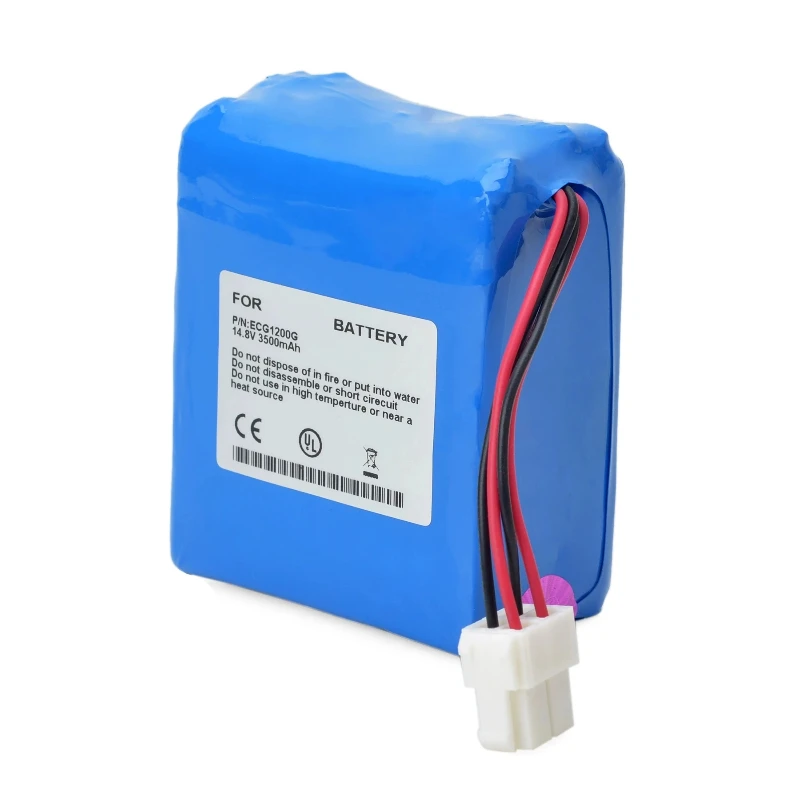 ECG-1200G 14.4V 4000mAh Electrocardiogram Rechargeable Battery Pack
ECG-1200G 14.4V 4000mAh Electrocardiogram Rechargeable Battery Pack
