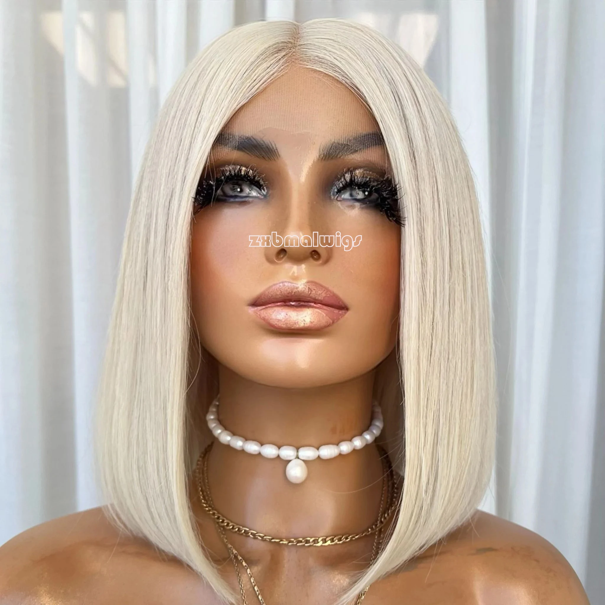 Synthetic Hair White Bonde Bob Glueless 13X4 Lace Front Wig For Women Preplucked Heat Temperature Fiber Daily Cosplay
Synthetic Hair White Bonde Bob Glueless 13X4 Lace Front Wig For Women Preplucked Heat Temperature Fiber Daily Cosplay