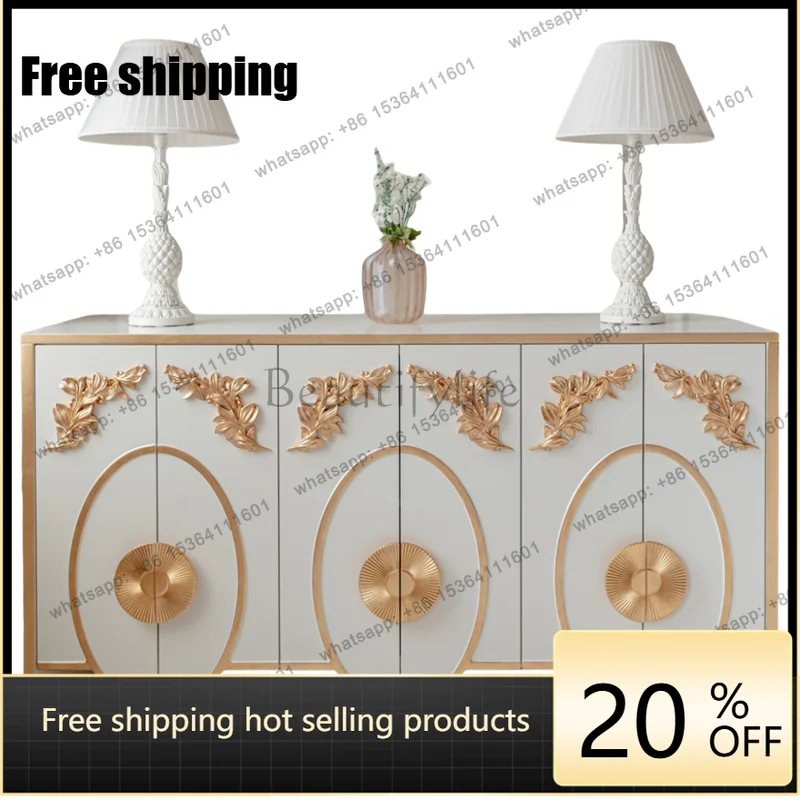 XX. French white neoclassical home locker light luxury living room high-end designer entrance cabinet
XX. French white neoclassical home locker light luxury living room high-end designer entrance cabinet